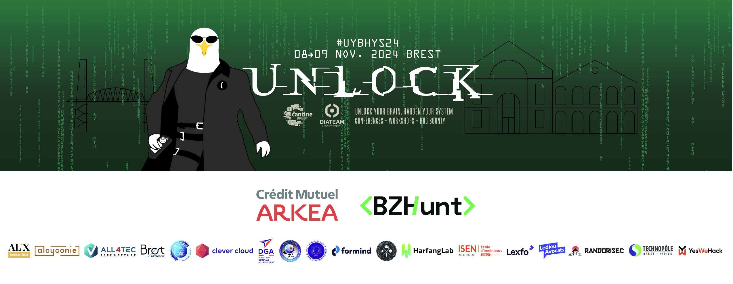 Bannière 9ème édition d'Unlock Your Brain